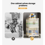 Storage Cabinet Manufacturer - Clear Foldable Movable with Wheels Stackable