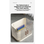 Storage Cabinet Manufacturer - Clear Foldable Movable with Wheels Stackable