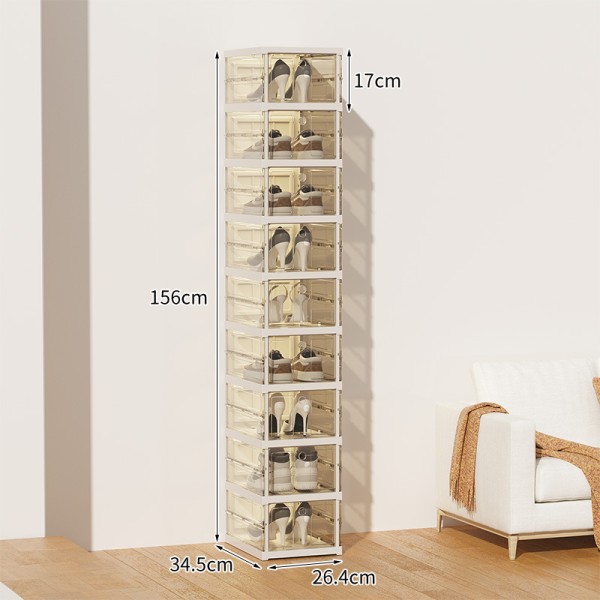 Shoe Box Manufacturer - Plastic Space Saving Folding Collapse Multipurpose