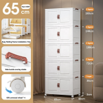 Storage Cabinet Manufacturer - Foldable Rectangle PP Multipurpose Adjustable