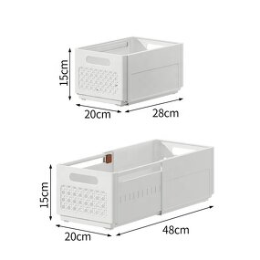 Storage Basket Manufacturer - Kitchen Deep Cabinet Right-Angle Retractable Organizing
