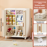 Storage Wardrobe Manufacturer - Large Volume Plastic Multifunction Foldable for Kids