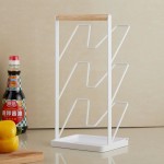 Pot Lid Rack Manufacturer - Multi Level Iron Storage Shelf