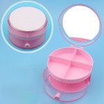 Storage Box Manufacturer - Clear Plastic White Cosmetic