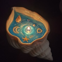 Jelly Wax Candle Manufacturer - Conch Decorative Luxury Gift