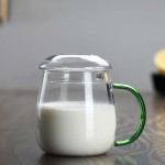 Iced Coffee Cup Manufacturer - Glass with Bamboo Lid