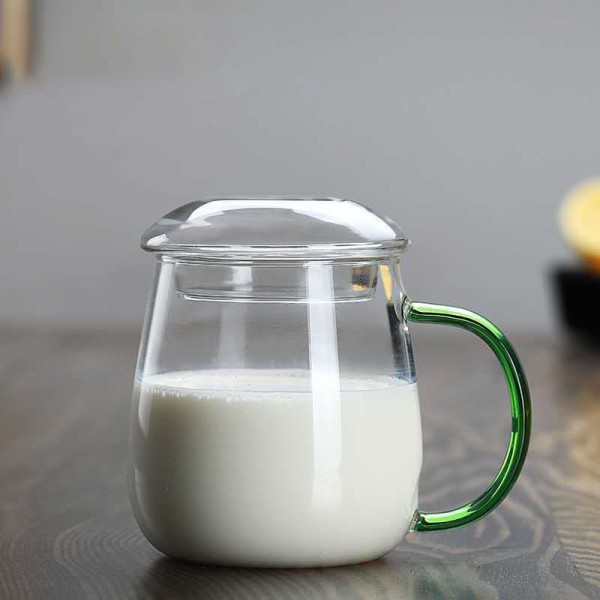 Iced Coffee Cup Manufacturer - Glass with Bamboo Lid