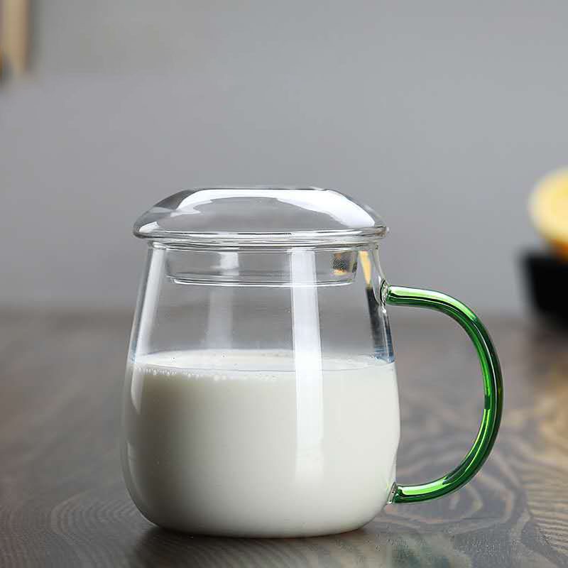 Iced Coffee Cup Manufacturer - Glass with Bamboo Lid