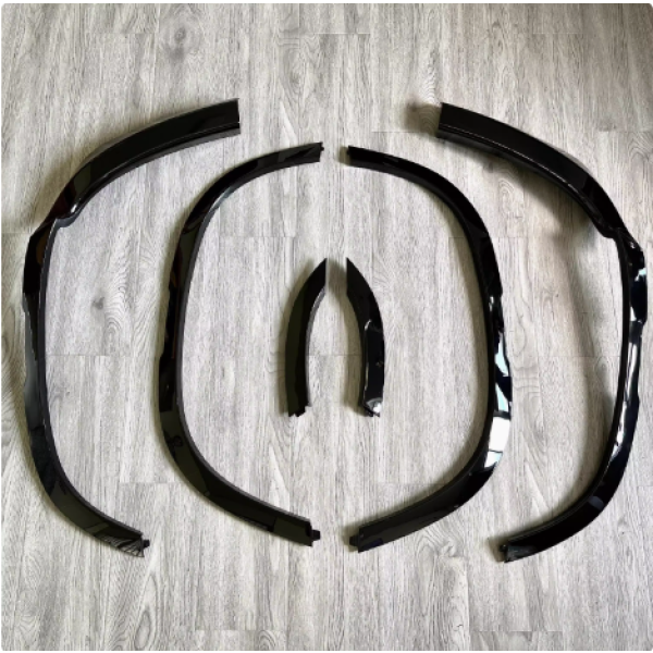 Fender Flares Factory - Gloss Black for Defender 90