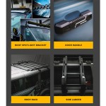 Roof Rack Factory - Off Road Folding Ladder for Bronco