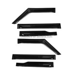 Window Deflectors Factory - Black Rain Guard for Dodge Nitro