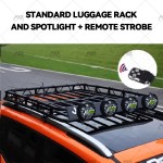 Roof Basket Factory - Stainless Steel with LED for Renegade