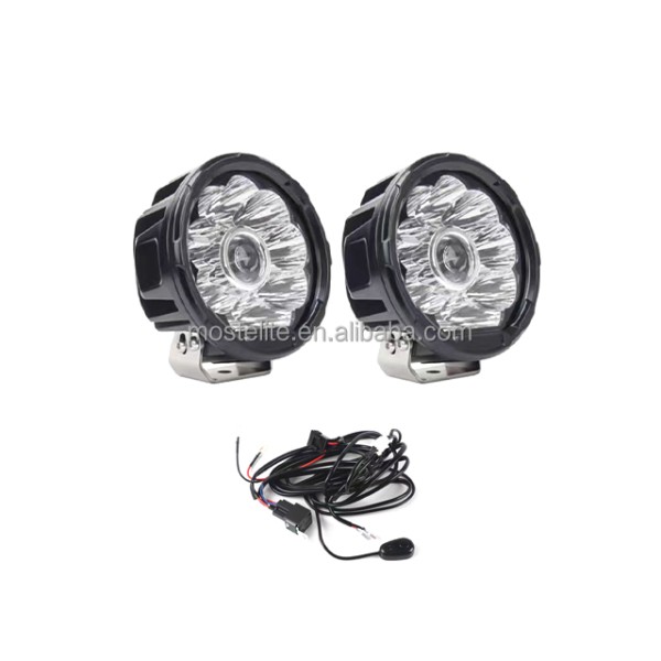 LED Driving Light Factory - 5.75 Inch White for BJ40