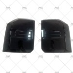 Taillight Cover Factory - ABS Black for Prado LC250