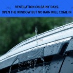 Window Visors Manufacturer - 6PCS PC Rain Deflectors for Renegade