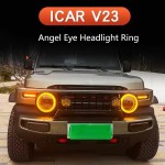 LED Headlight Factory - Angel Eye Halo Ring for Icar V23