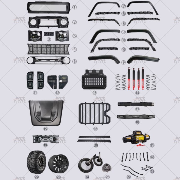 Body Kit Manufacturer - Full Bumper Kit for BAW 212