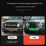 LED Headlight Factory - Angel Eye Halo Ring for Icar V23