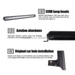 LED Bar Manufacturer - 288W Two Row White for BJ40