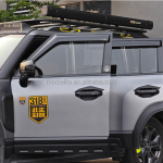 Window Deflectors Factory - Black Rain Guard for Dodge Nitro