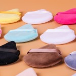 Cosmetic Puff Factory - LOW MOQ Custom Logo Super Soft Velvet Triangle