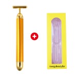 Facial Roller Supplier - YUE 24k Gold Face Lift Bar Vibration Slimming Tool