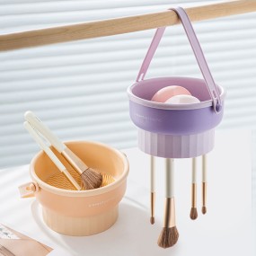 Makeup Sponge Cleaner Factory - Multifunction Silicone Brush Washer Holder Case