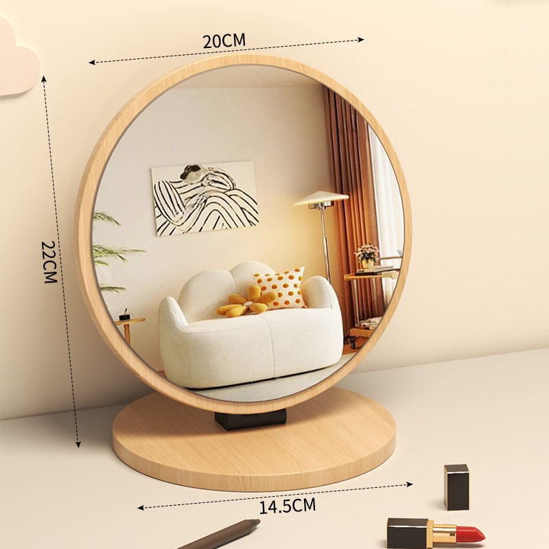 Dressing Mirror Manufacturer - Home Desktop Wooden High-end Foldable Large