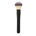 Makeup Brush Manufacturer - Single Black Simple Wooden Handle Custom logo