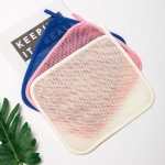Bath Gloves Supplier - New Soft Africa Nylon Dual Texture Shower Spa