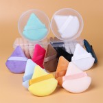 Cosmetic Puff Factory - LOW MOQ Custom Logo Super Soft Velvet Triangle