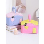 Cosmetic Bag Manufacturer - Colorful House Cute Large Capacity Female Storage