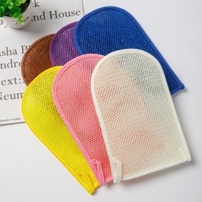 Exfoliating Gloves Factory - Soft Africa Nylon Dual Texture Dead Skin Remover