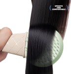 Comb Supplier - Egg Tube Massage Silicone Bath Comb Double-sided Portable