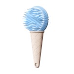 Comb Supplier - Egg Tube Massage Silicone Bath Comb Double-sided Portable