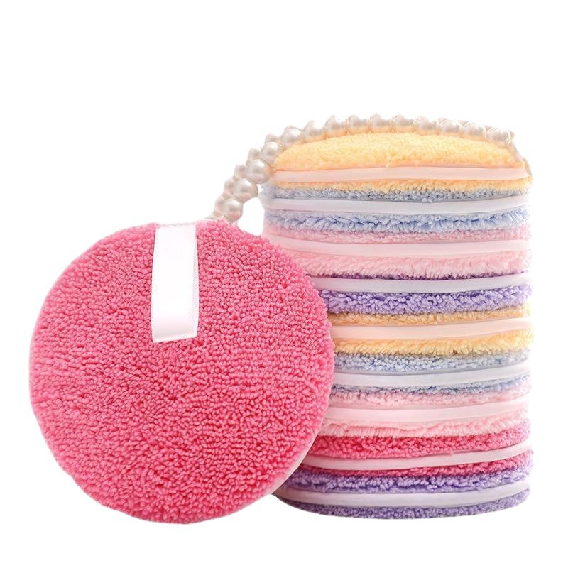 Makeup Remover Pad Supplier - New Round Washable Wet/dry Dual Use Cleansing