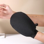 Bath Towel Manufacturer - Wholesale Black Double-sided Scrub Rub Mud Exfoliation