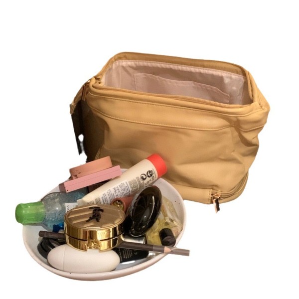 Cosmetic Bag Supplier - Cloud Large Capacity PU Layered Business Trip Waterproof