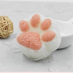 可定制魔芋海绵 - 猫爪粉色环保有机温和代工厂家