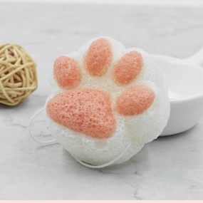 Konjac Sponge Manufacturer - Cat Claws Pink Eco-friendly Organic Gentle