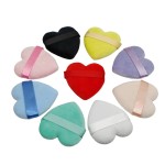 Powder Puff Factory - Cheap Custom Logo Soft Tick Heart Private Label Cotton