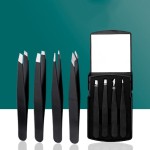 Eyebrow Tweezers Supplier - Private Custom Stainless Steel Flat Wholesale Clip