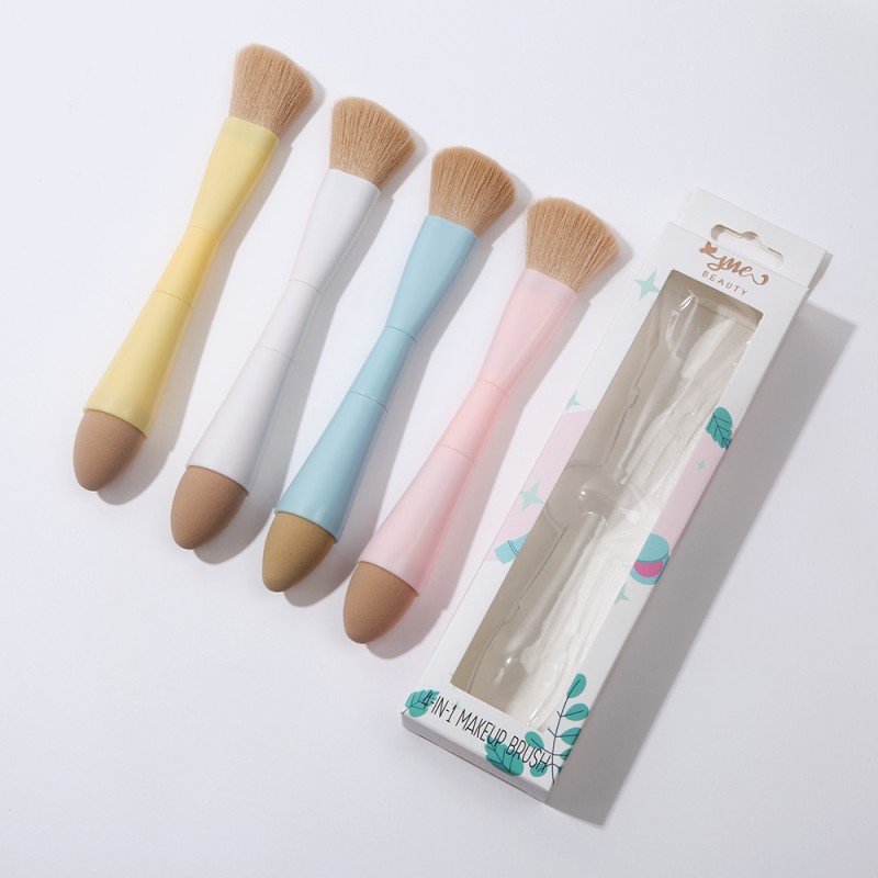 Makeup Brush Set Supplier - Private Label Portable Single 4 in 1 Multipurpose