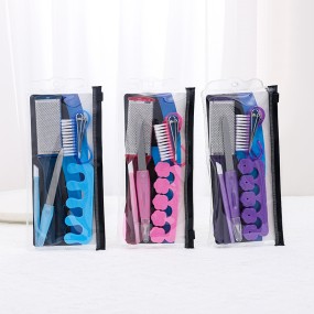 可定制美甲套装 - 定制6件不锈钢指甲钳套装代工厂家