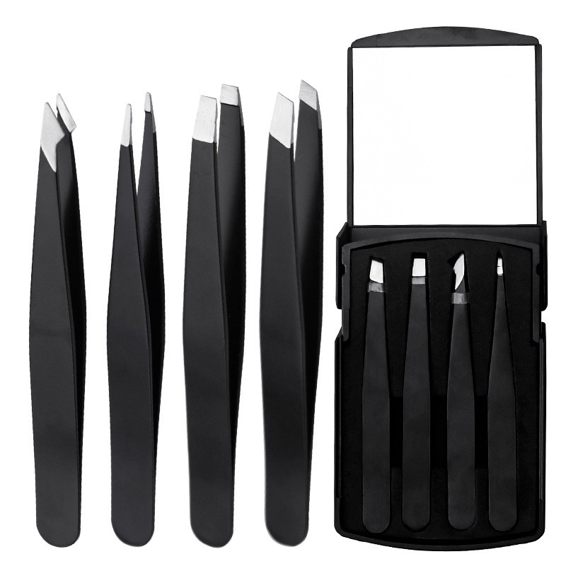 Eyebrow Tweezers Supplier - Private Custom Stainless Steel Flat Wholesale Clip