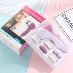 Face Brush Supplier - 5-in-1 Multi-functional Waterproof Rotary Cleaning Massage