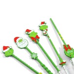 Makeup Brush Set Factory - 5pcs Special Gift Green Monster Grin Christmas