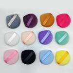 Powder Puff Manufacturer - Custom Logo Soft Tick Round Private Label Cotton