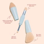 Makeup Brush Factory - Customized All in One 4 Headed Portable Double Sided