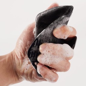 可定制去角质刷 - 新款椭圆形带挂钩孔经济便捷代工厂家